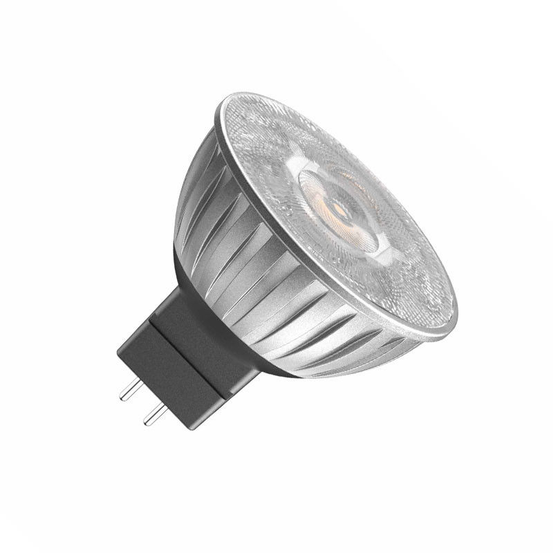 GU5.3 Base Dimmable Mr16 Led Bulbs 450lm 4000K 10 Degree 98 CRI For Landscape Lighting