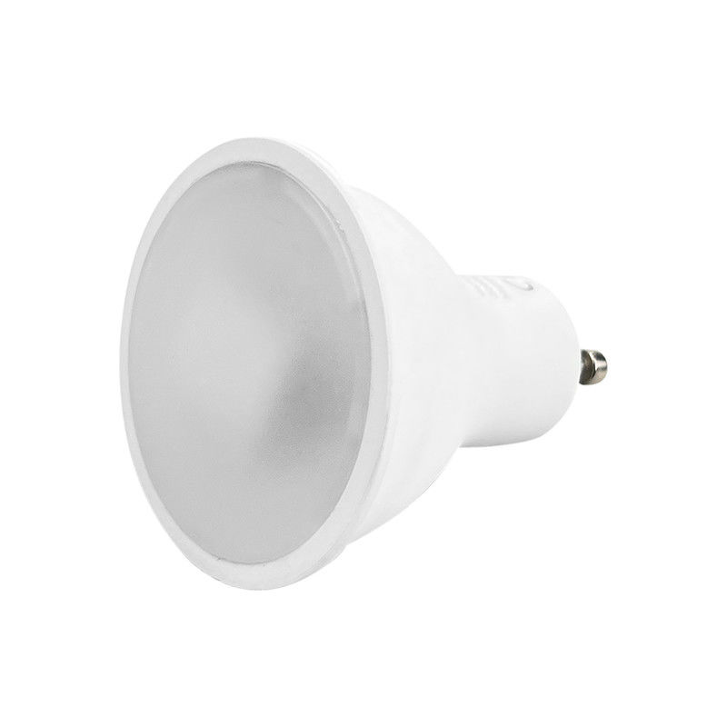 7W 3000k 100-240V LED Microwave Induction Radar Bulb, Corridor and Staircase Plastic-coated Aluminum, Wide-voltage Constant-current, Intelligent Radar Induction GU10 Bulb
