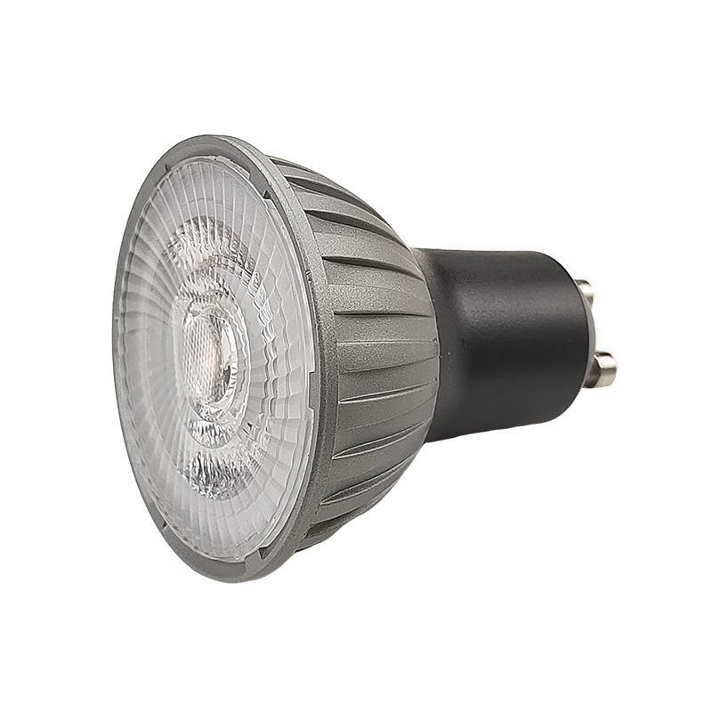 GU10 LED Spotlight Bulb 3-Step Tunable Color Temperature 1700K-2600K-5000K Wall Switch Dimmable Metal Housing 230V
