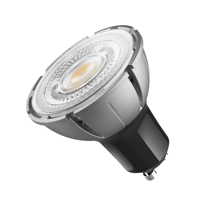 GU10 LED Spotlight Bulb 7.5W 24° Beam Angle 3-Step Tunable Color Temperature 1700K-2600K-5000K Wall Switch Non-Dimmable
