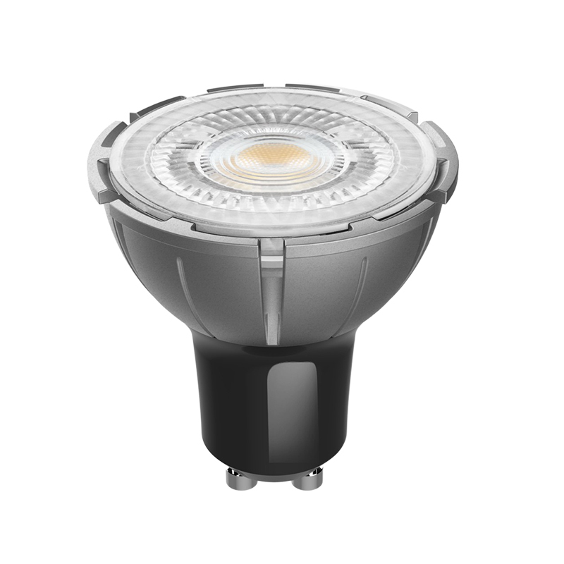 GU10 LED Spotlight Bulb 7.5W 24° Beam Angle 3-Step Tunable Color Temperature 1700K-2600K-5000K Wall Switch Non-Dimmable