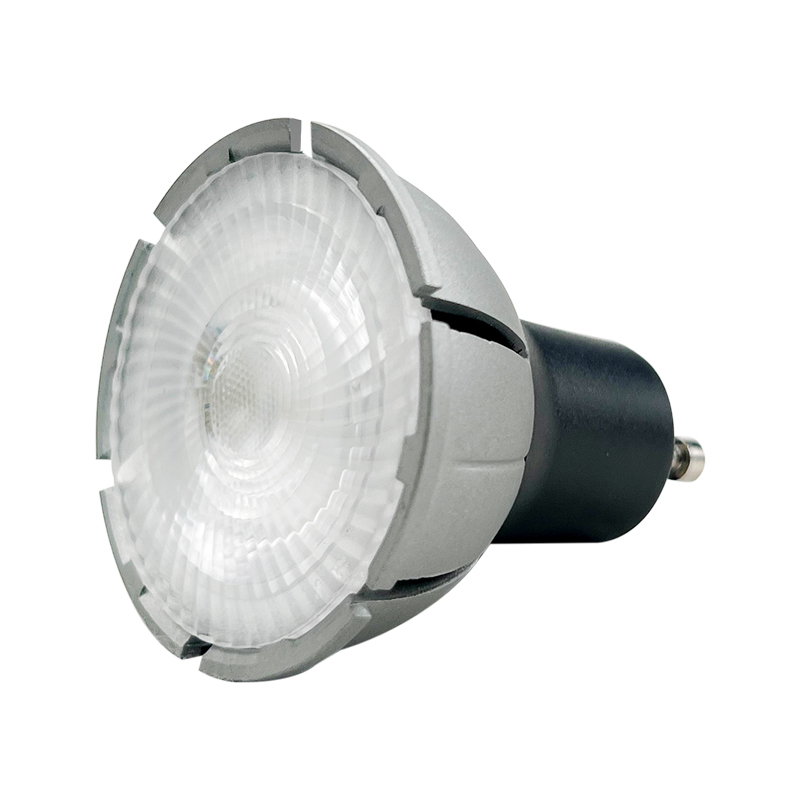 GU10 LED Spotlight Bulb 7.5W 60° Beam Angle 3-Step Tunable Color Temperature 1700K-2600K-5000K Wall Switch Non-Dimmable Metal Housing 230V