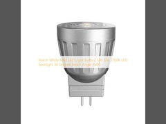 Warm White MR8 LED Light Bulbs  2.5W 12V 2700K LED Spotlight 36 Degree Beam Angle Ra90